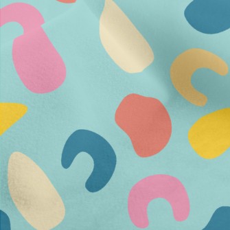Odd-shaped Color Blocks Micro Fleece