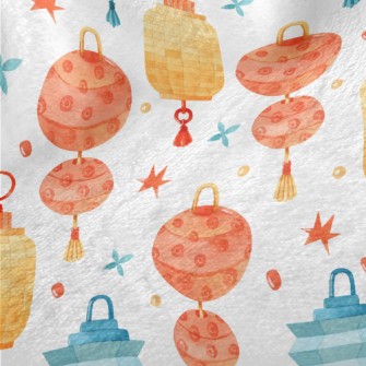 Watercolor Classic Lantern Minky