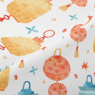 Watercolor Classic Lantern Piqué