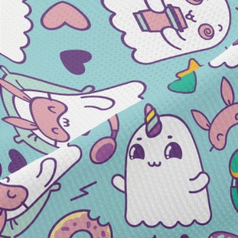 Cute Funny Ghost Piqué