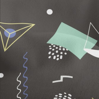 Triangle Block Geometry Lightweight Performance Linen