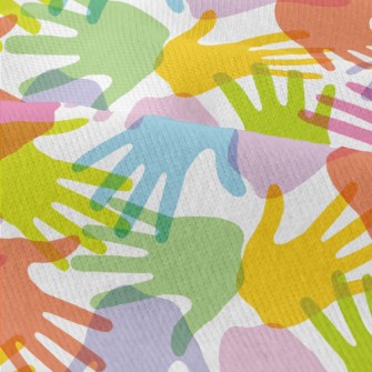 Artistic Colorful Hand Prints Modern Jersey
