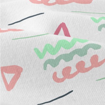 Curl Art Color Block Modern Jersey