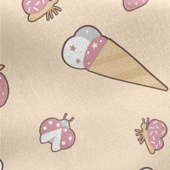 Watermelon Popsicle Kebabs Jersey Backed Fleece