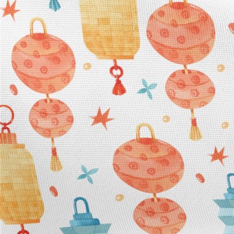 Watercolor Classic Lantern Pongee