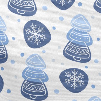 Line Snowflake Christmas Tree Pongee