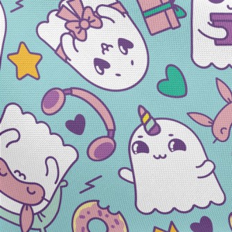 Cute Funny Ghost Pongee