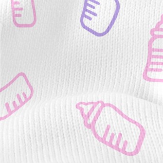 Two-color Baby Bottle Stretch Jersey