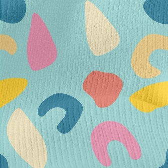 Odd-shaped Color Blocks Stretch Jersey