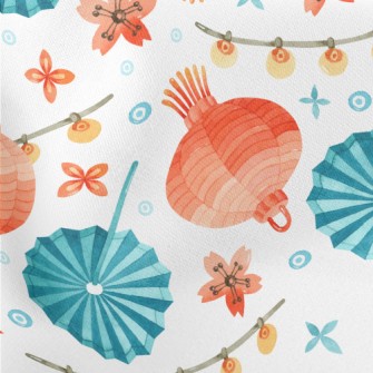 Retro Two-color Paper Lantern Lightweight Cotton Poplin