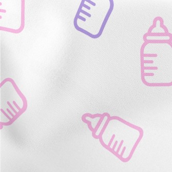 Two-color Baby Bottle Lightweight Cotton Poplin