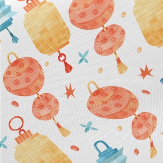 Watercolor Classic Lantern Midweight Cotton Poplin