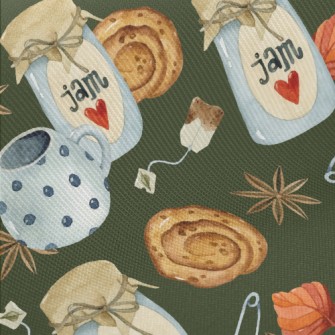 Jam Tea Bag Bread Midweight Cotton Poplin