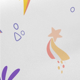Small Cute Shooting Star Midweight Cotton Poplin