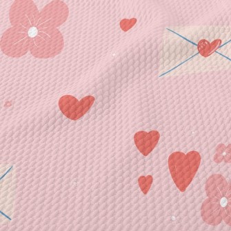 Envelope With Love Words Birdseye Piqué