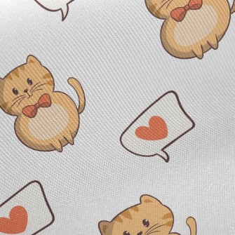 Bow Gentleman Cat Twill
