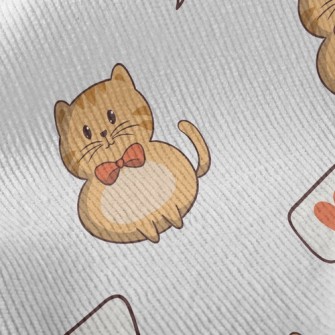Bow Gentleman Cat Standard Corduroy