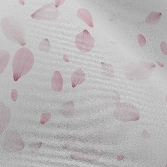 Soft Pink Petals Chiffon