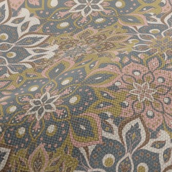 Mysterious Dark Flower Performance Linen