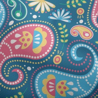 Fresh Paisley Flowers Dobby