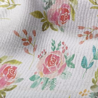 Watercolor Rubbing Rose Terry