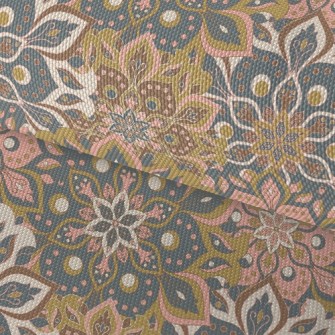 Mysterious Dark Flower Waterproof Oxford