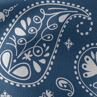 Classic Style Paisley Flower Waterproof Canvas