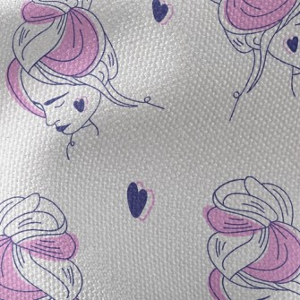 Loving Woman With Updo Hair Waterproof Canvas