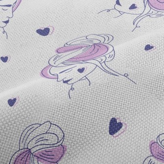 Loving Woman With Updo Hair Performance Linen