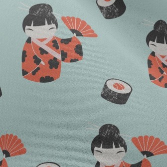 Japanese Doll Sushi Chiffon