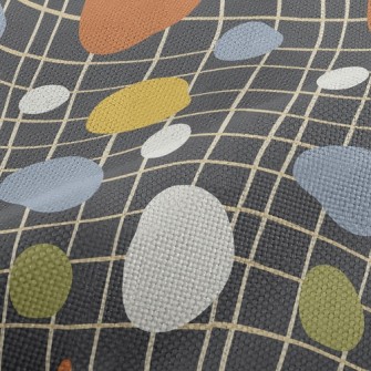Lines With Multi-colored Dots Performance Linen