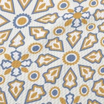 Cross Arrow Shape Birdseye Piqué