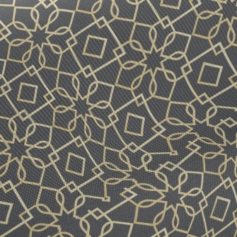 Gold Edge Lines Twill