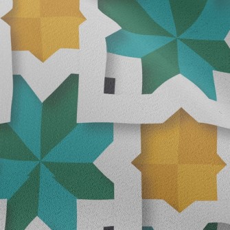 Flower Shape Squares Chiffon