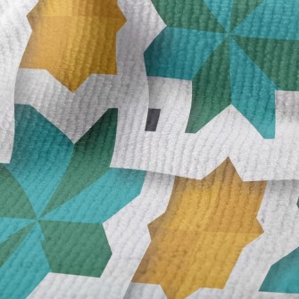 Flower Shape Squares Terry