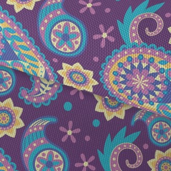Psychedelic Paisley Flower Waterproof Oxford