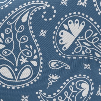 Classic Style Paisley Flower Twill