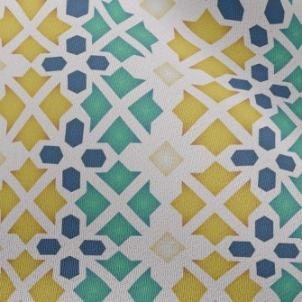 Flower Shaped Block Splicing Chiffon