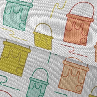 Cute Paint Bucket Waterproof Oxford