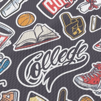 Hip Hop Stationery Doll Birdseye Piqué