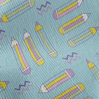 Fluorescent Pink Pencil Standard Corduroy