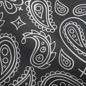 Simple Cute Paisley Flower Dobby