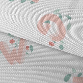 Uppercase English Letters Waterproof Oxford