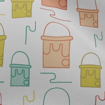 Cute Paint Bucket Chiffon