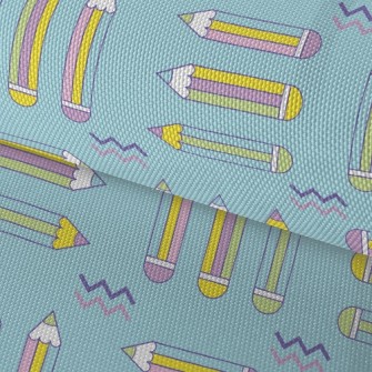 Fluorescent Pink Pencil Waterproof Oxford