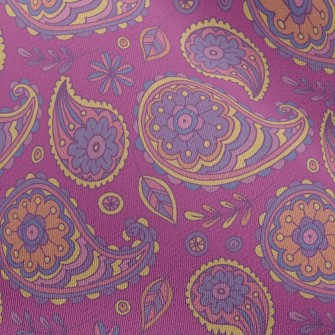 Dreamy And Beautiful Paisley F Chiffon