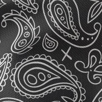 Simple Cute Paisley Flower Waterproof Canvas