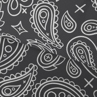 Simple Cute Paisley Flower Waterproof Oxford