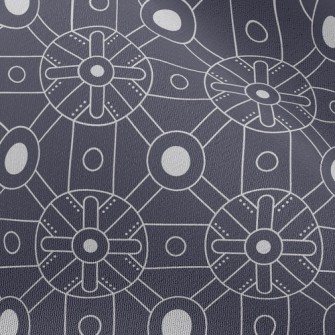 Deformed Square Circle Chiffon