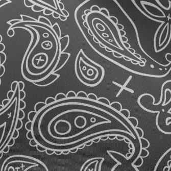 Simple Cute Paisley Flower Chiffon